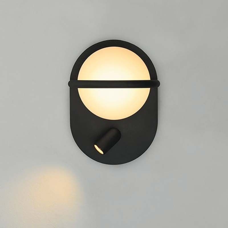 Lampada C_Ball lampada da parete con spot B.lux