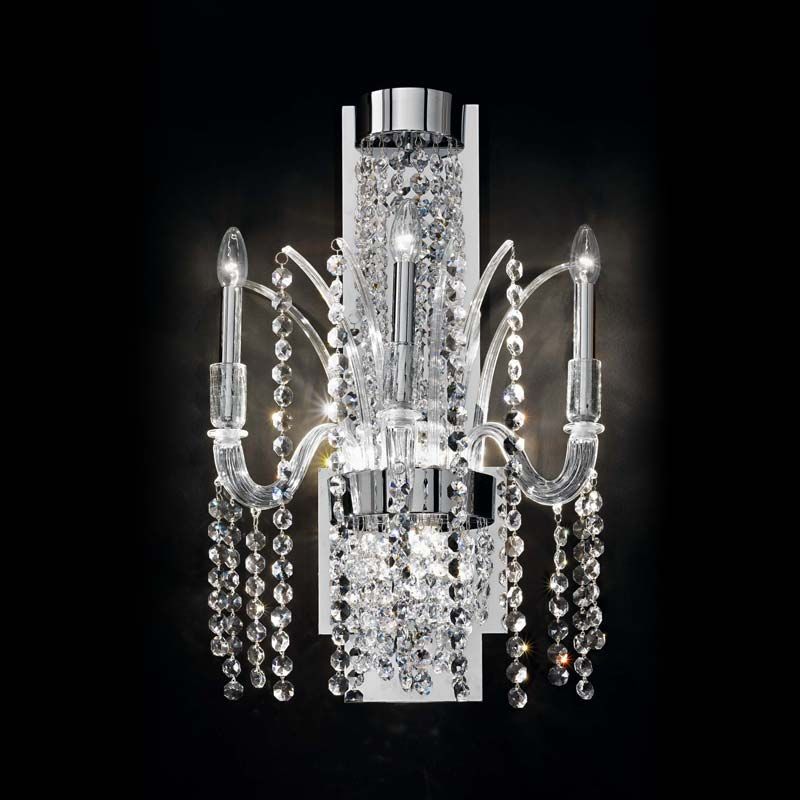 De Majo Tradizione Ice classic crystal wall lamp lamp