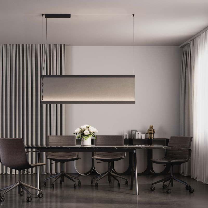 Fabbian Etnia sound-absorbing pendant lamp - dimmable lamp
