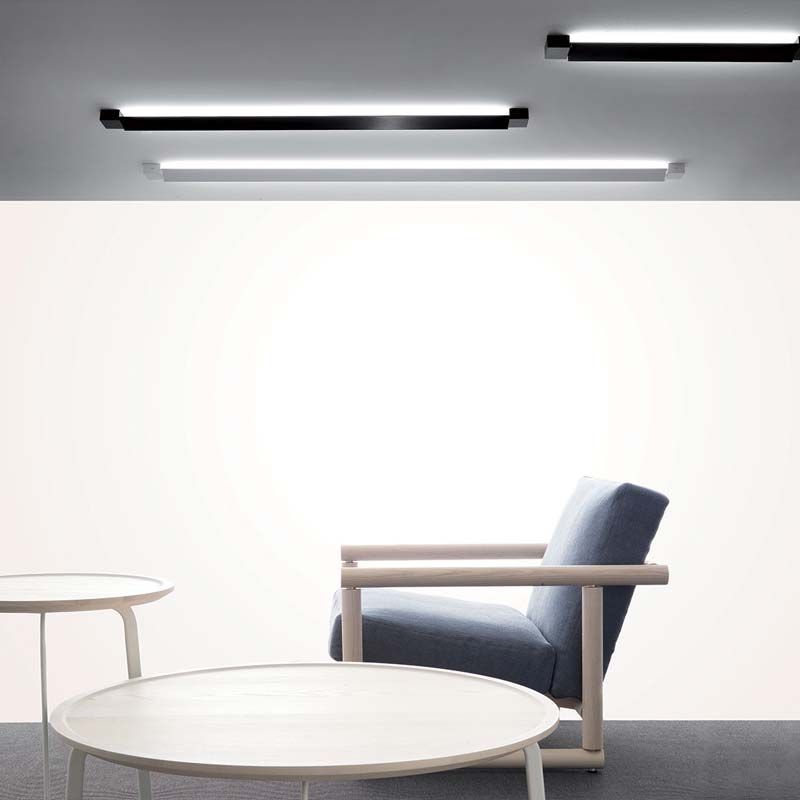 Fabbian Pivot wall/ceiling lamp Led 2700k with remote power supply lamp