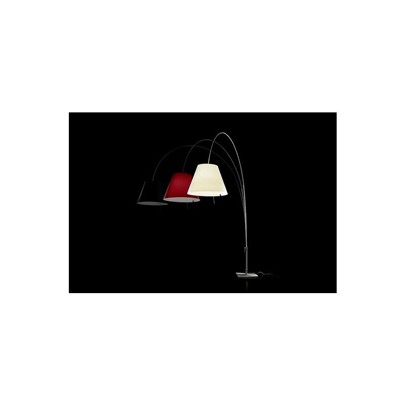 Luceplan Lady Costanza stehlampe mit dimmer und teleskopstange Lampe