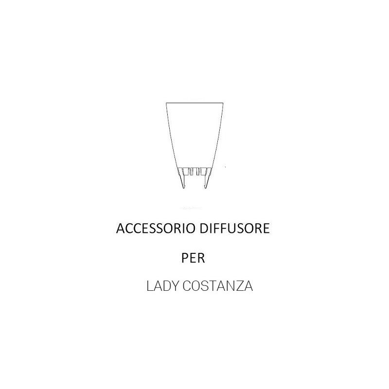 Lampada Lady Costanza accessorio diffusore Luceplan