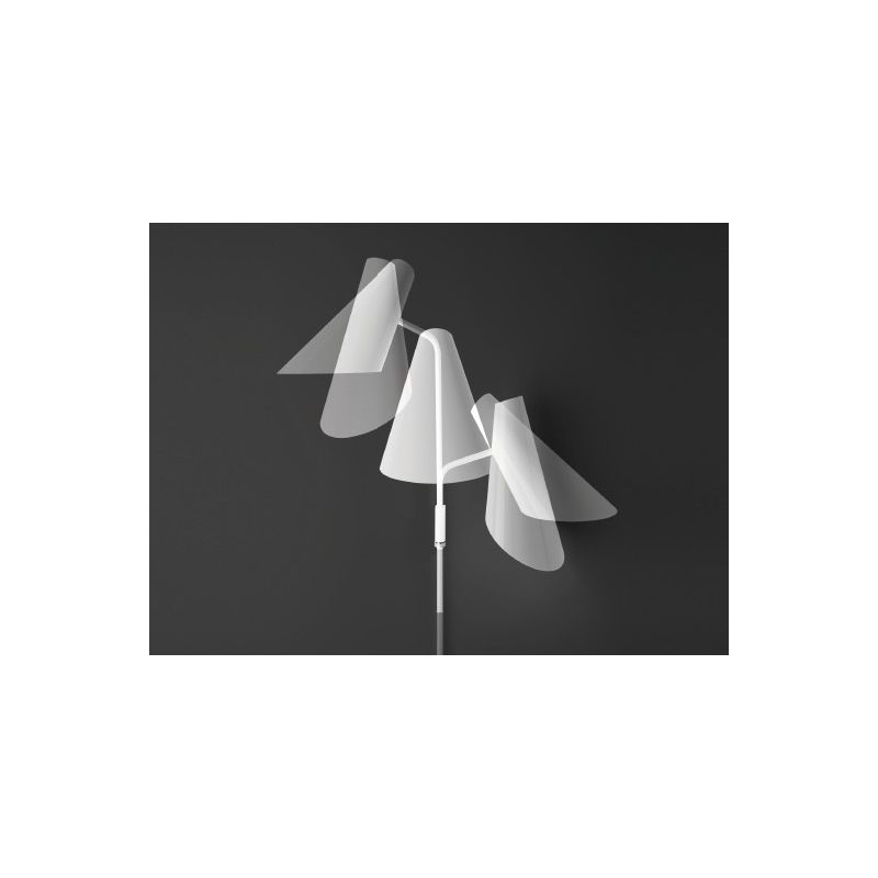 Vibia I.cono wall lamp with angled stem lamp