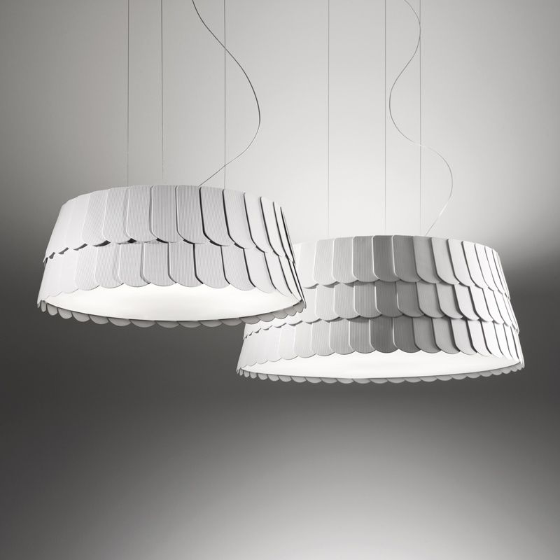 Fabbian Roofer cylindrical hanging lamp lamp