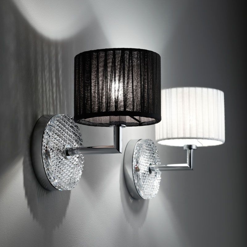 Fabbian Diamond wall lamp with shade lamp