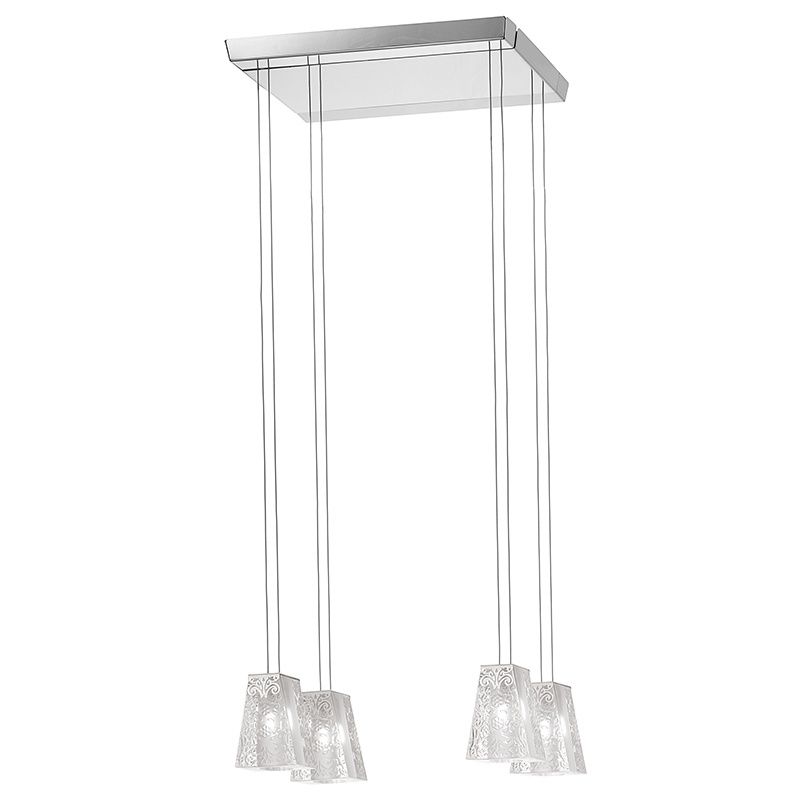 Lampe Fabbian Vicky suspension 4 lumières