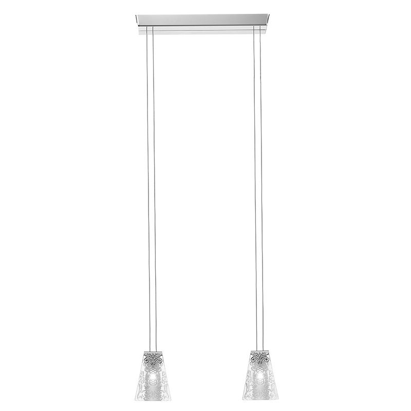 Lampe Fabbian Vicky suspension 2 lumières