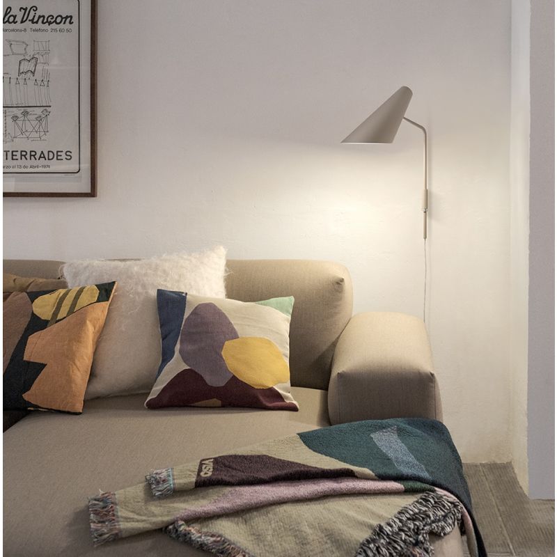 Vibia I.cono wall lamp with angled stem lamp