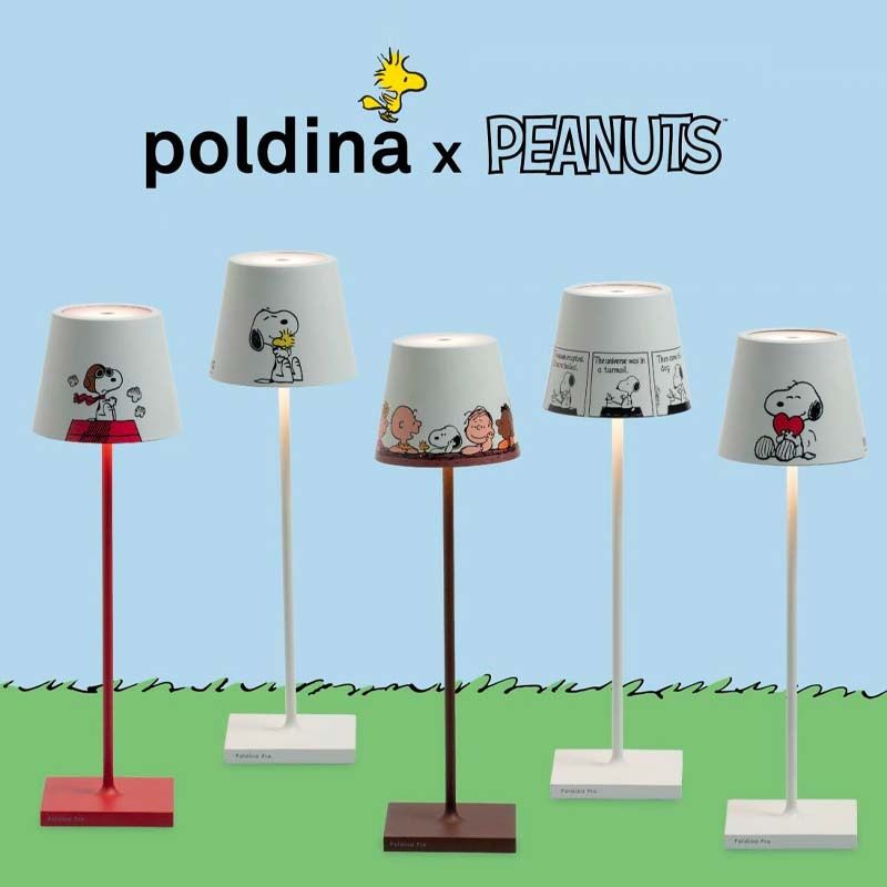 Lampada Poldina x Peanuts lampada da tavolo portatile Ailati Lights