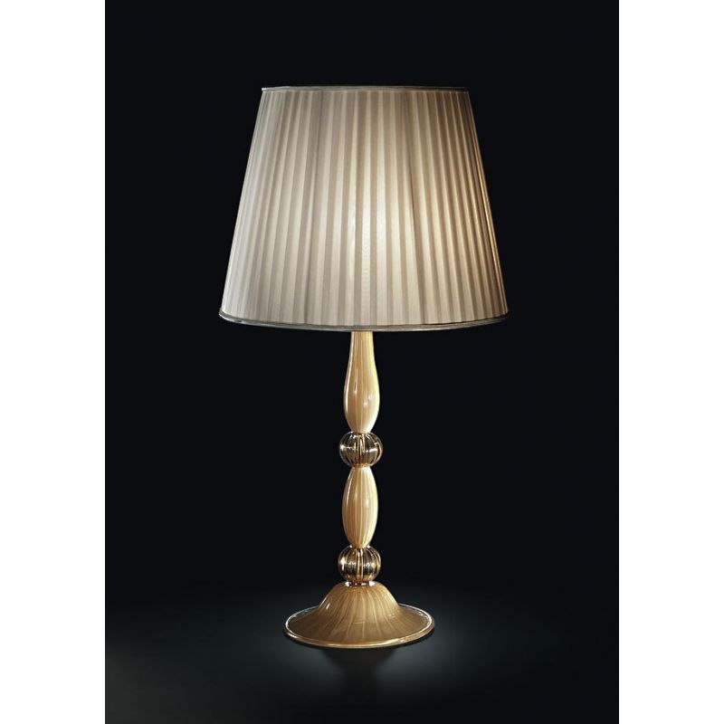 Lampe De Majo Tradizione 9001 lampe de table classique avec abat-jour