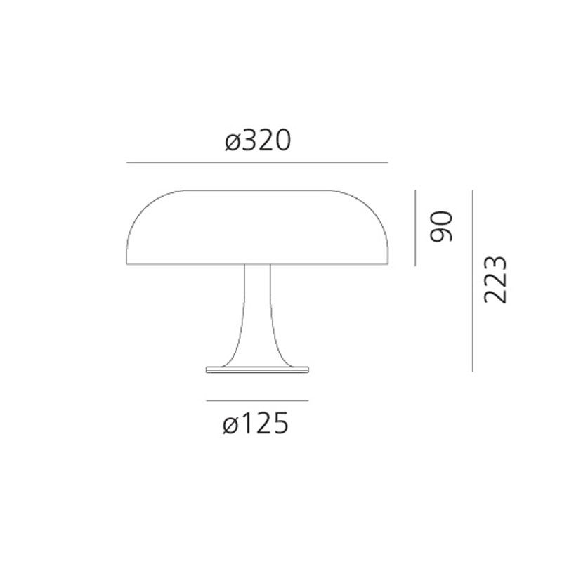 Lampada Nessino Limited Edition lampada da tavolo Artemide