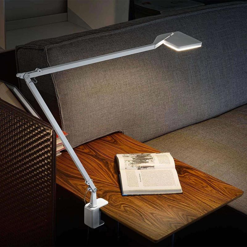 Panzeri Jackie table lamp with desk clamp lamp