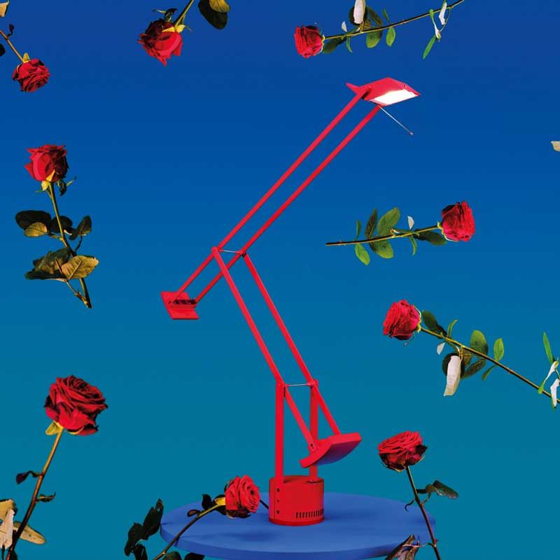 Lampada Tizio Red Special Edition lampada da tavolo Artemide